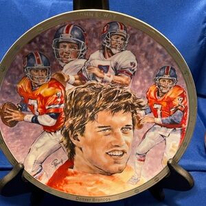 🏈 Sports Impressions John Elway Collector Plate